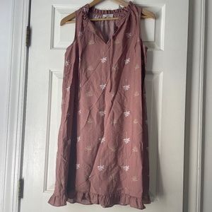 LOFT outlet women’s summer dress palm trees